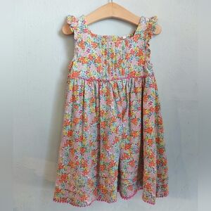 Mini Boden Bright Floral Kids Dress